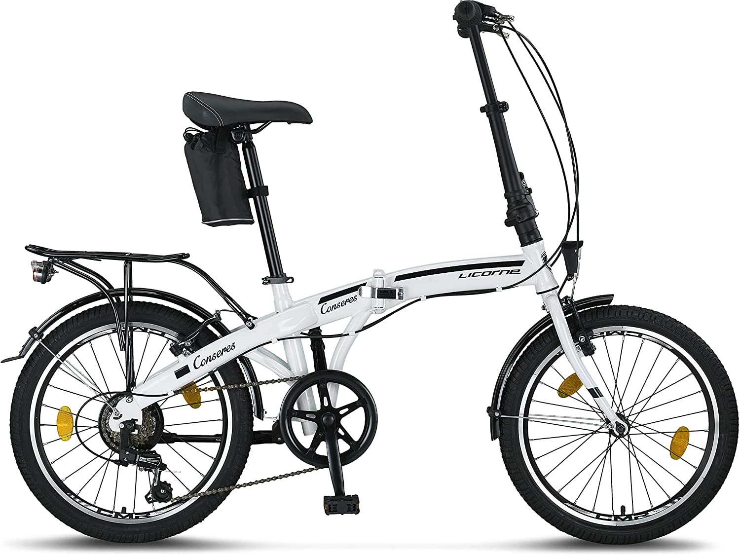 Skladaci bicykel Conseres 20 biely