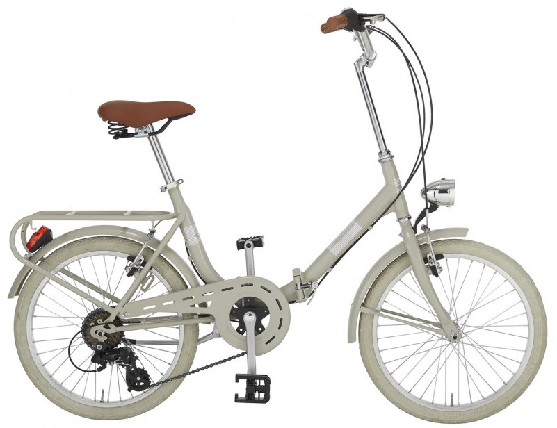 Skladaci bicykel Retro 20 bezova