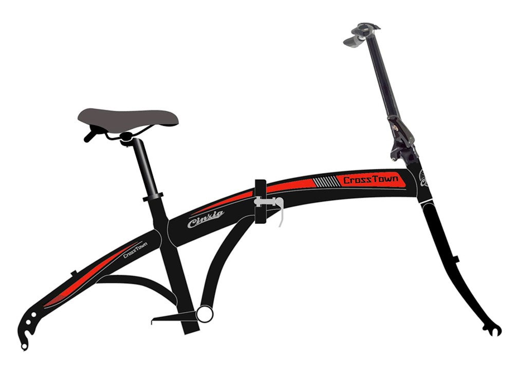 Crosstown aluminium cierny