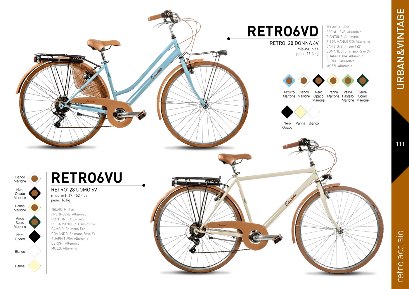 Casadei RETRO6VU pánsky bicykel 28