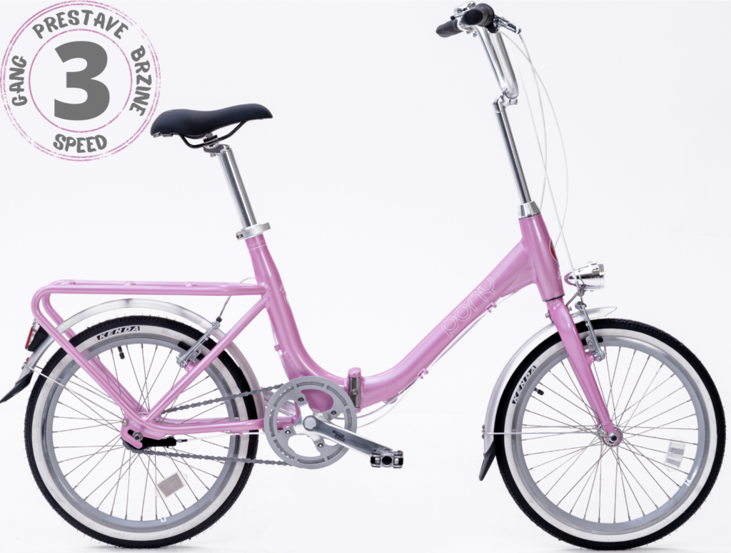 Skladací bicykel Pony Classic 20 – 3 prevody