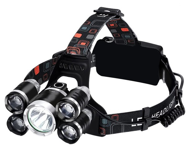 Čelovka 5×LED – typ T6 CREE