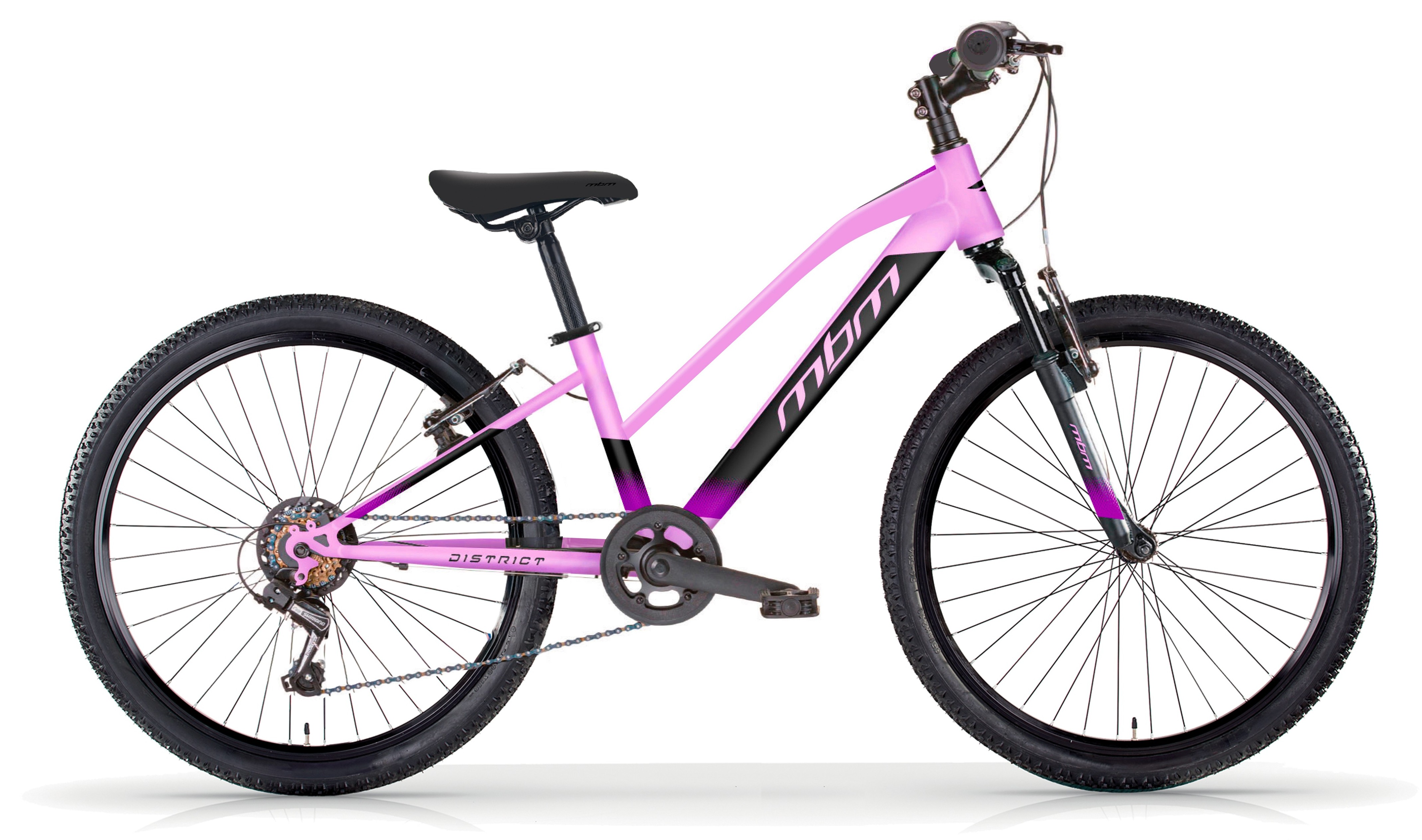 Detský dievčenský horský bicykel MBM District 20-24