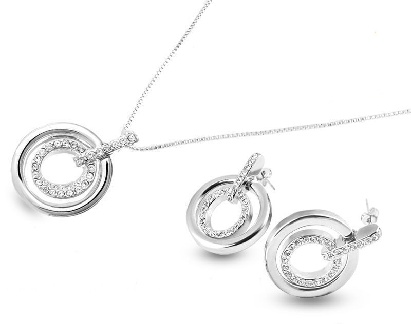 PV crystal luxusný set circle