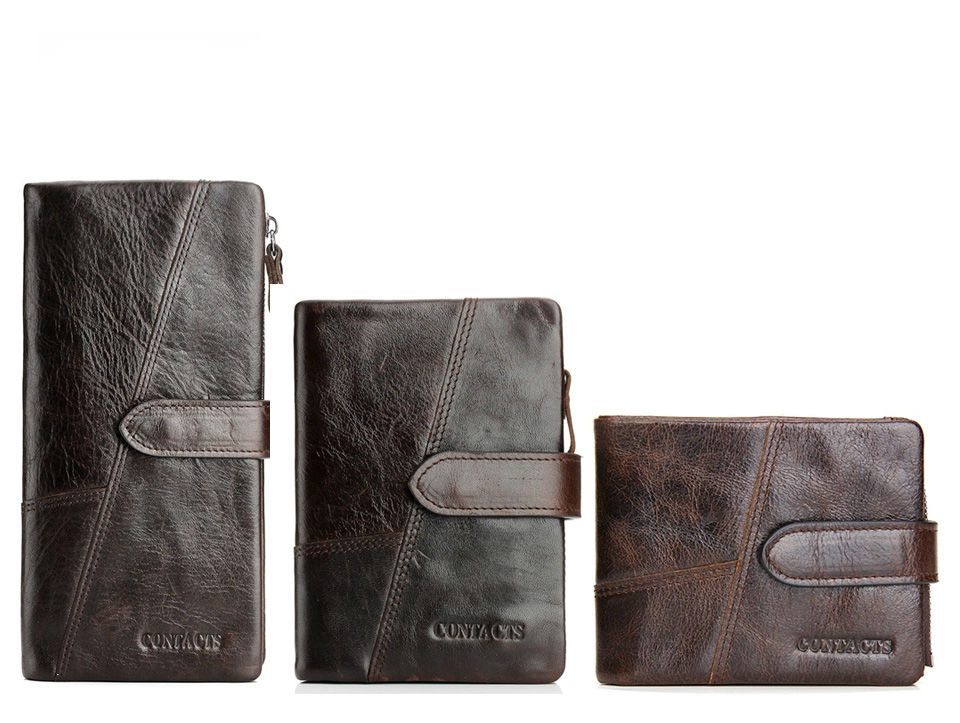 Contacts Zipper L pánska kožená peňaženka