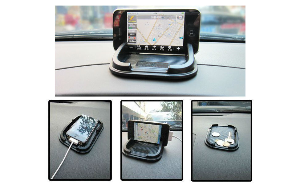 Viacúčelová podložka s držiakom na GPS navigáciu