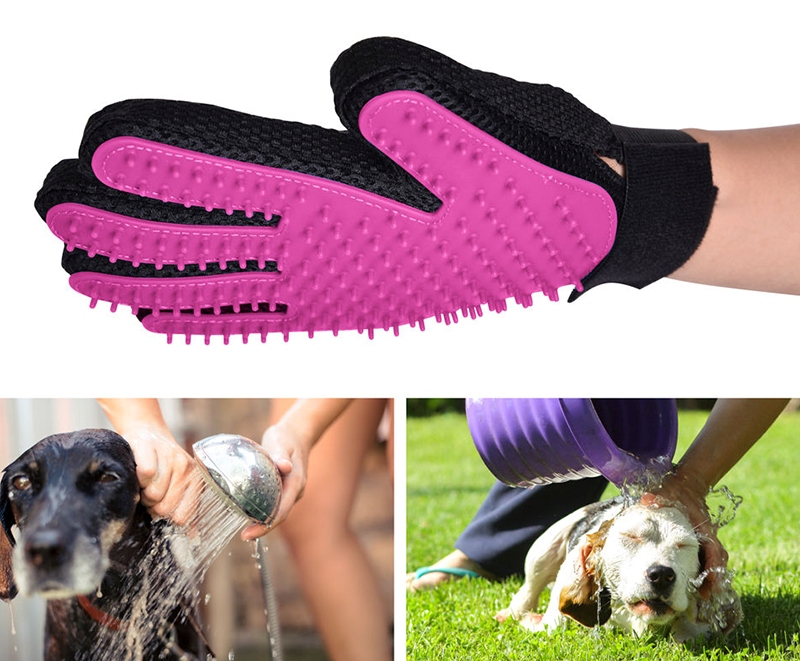 Masážna rukavica na srsť