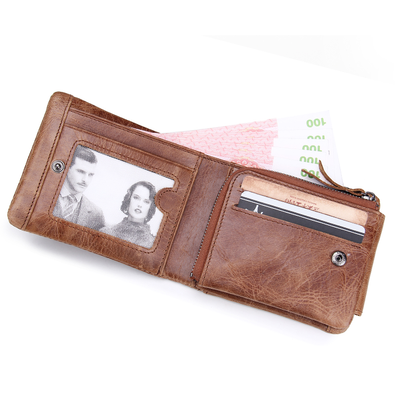 Contacts Trifold pánska kožená peňaženka