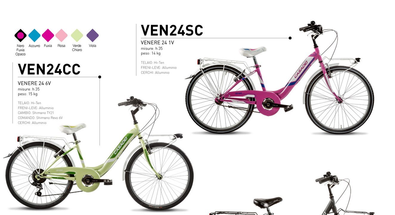 Dievčenský bicykel Venere 24