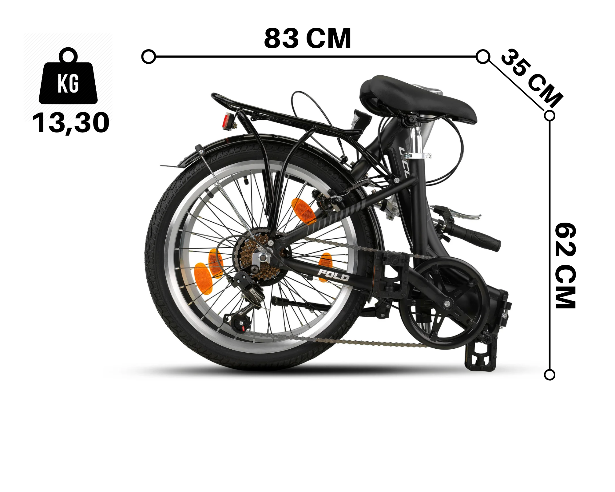 Skladací bicykel Licorne Fold 20 