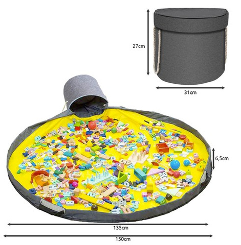 Kôš na hračky s podložkou