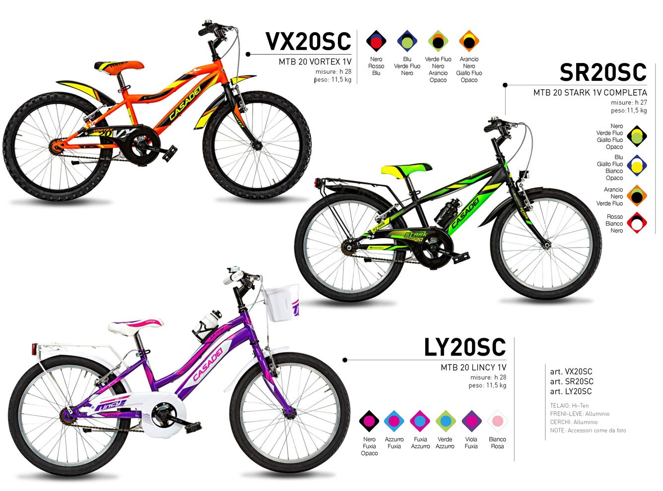 Detský bicykel Vortex 20