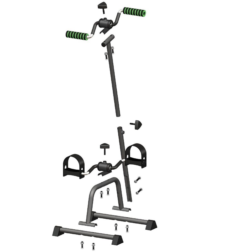 Pedálový trenažér na nohy a ruky