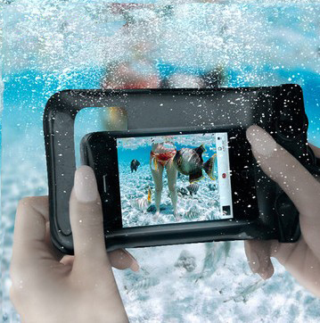 Vodotesné puzdro s popruhom na ruku