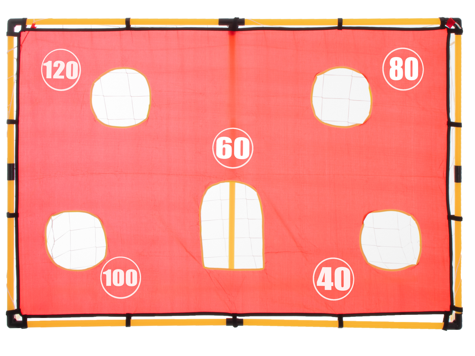 Futbalová bránka s terčom