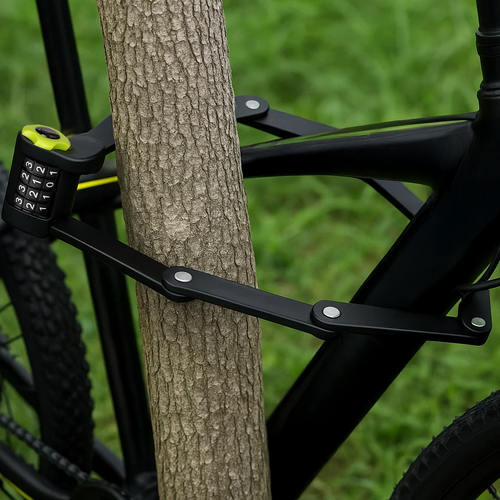 Skladací zámok na bicykel Trizand