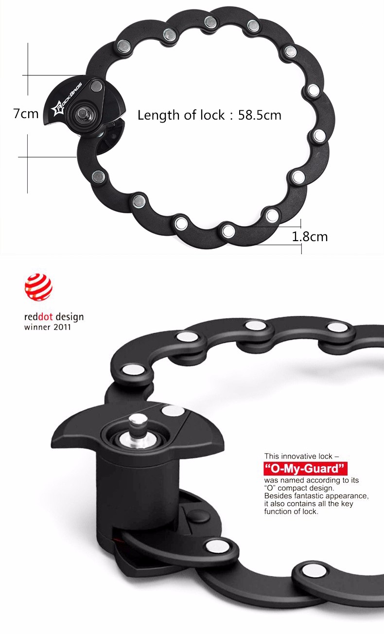 Rockbros zámok na bicykel