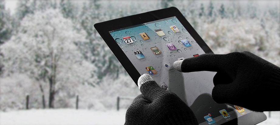 Touch dotykové zimné rukavice 