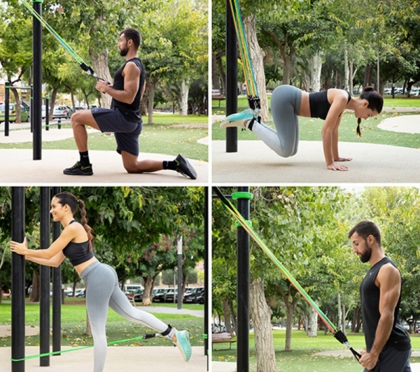 Sada expanderov na cvičenie - 5 ks 