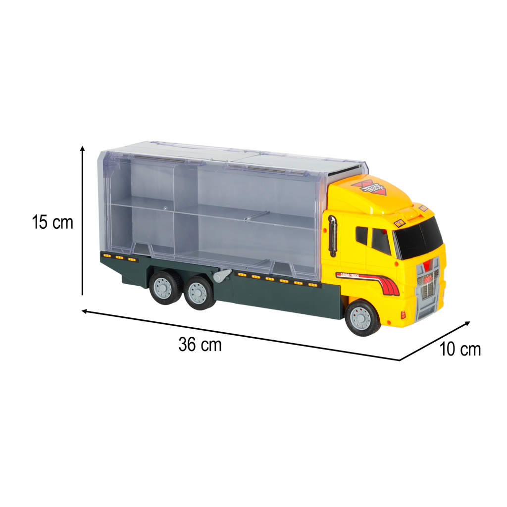 TIR Transportér + 6 stavebných autíčok